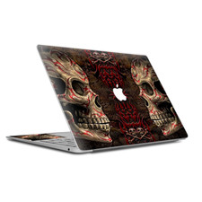 Skin Decal Wrap for MacBook Air Retina 13 Inch - Wicked Evil Tribal Skull Tattoo