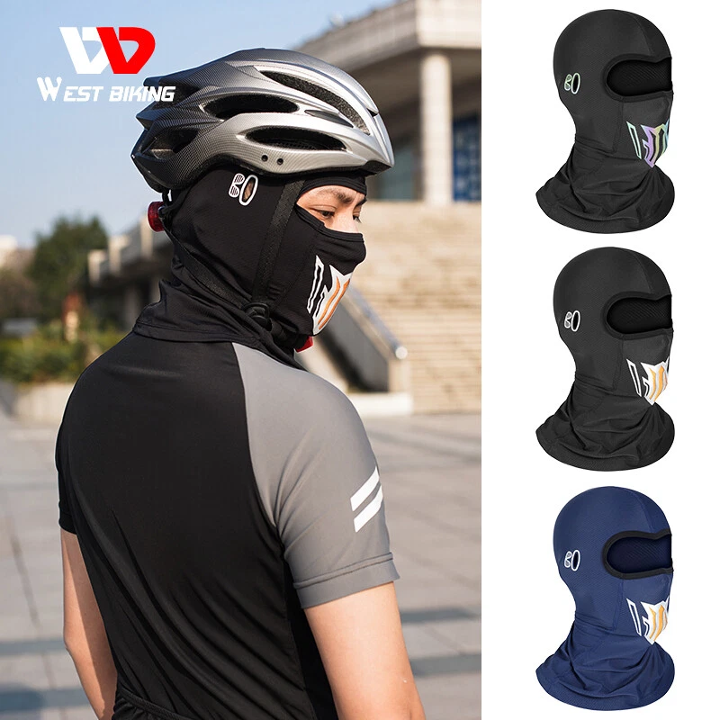 Cycling Cap Motorcycle Balaclava Ice Silk Sports Face Mask Cover Headgear Hat - Image 4 of 4