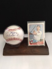Nate Schierholtz Autographed Baseball- OMLB- Cubs - Giants- Phillies - Nationals