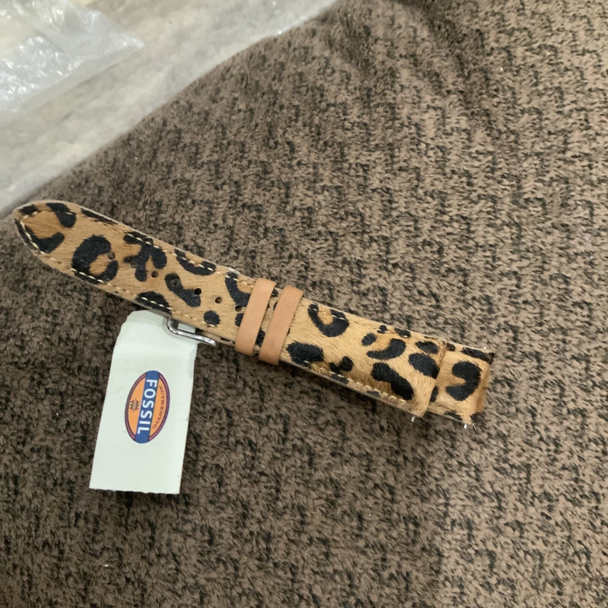 FOSSIL Original Lepord Print S201015 watch strap Band eBay