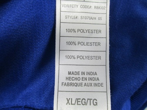 VINTAGE REEBOK NEW YORK KNICKS XL SEWN COLLAR POLO BLUE SHIRT NEW W/ TAGS - Picture 12 of 12