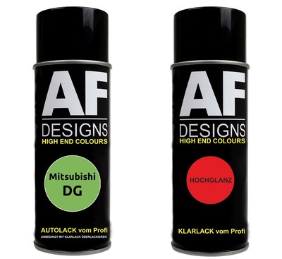 Spraydose für Mitsubishi DG Louisiana Green Basislack Klarlack Sprühdose 400ml