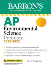 AP Environmental Science Premium, 2022-2023: 5 Practice Tests  Comprehen - GOOD