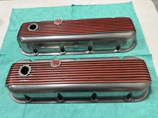 Cal-Custom No. 40-2100 Chevrolet Finned Big Block Valve Covers Vintage
