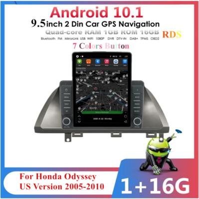 9.5'' Car Stereo Radio GPS WIFI 3G Mirror Link OBD  For Honda Odyssey US Version