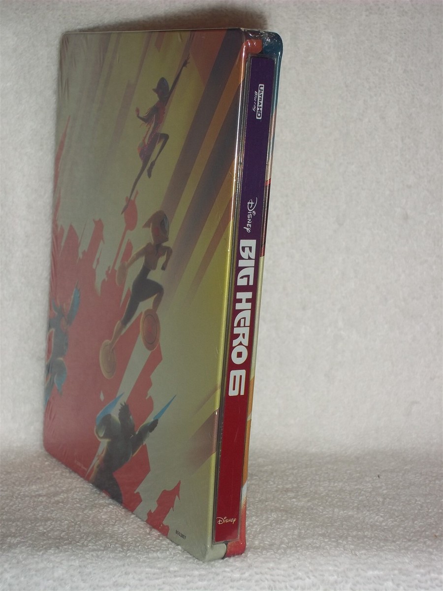 Big Hero 6 (4K/Blu-ray, 2019, STEELBOOK) disney animated adventure
