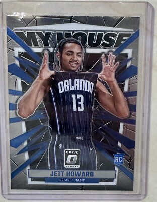 2023-24 Donruss Optic Jett Howard Holo Prizm My House! #14 Orlando Magic