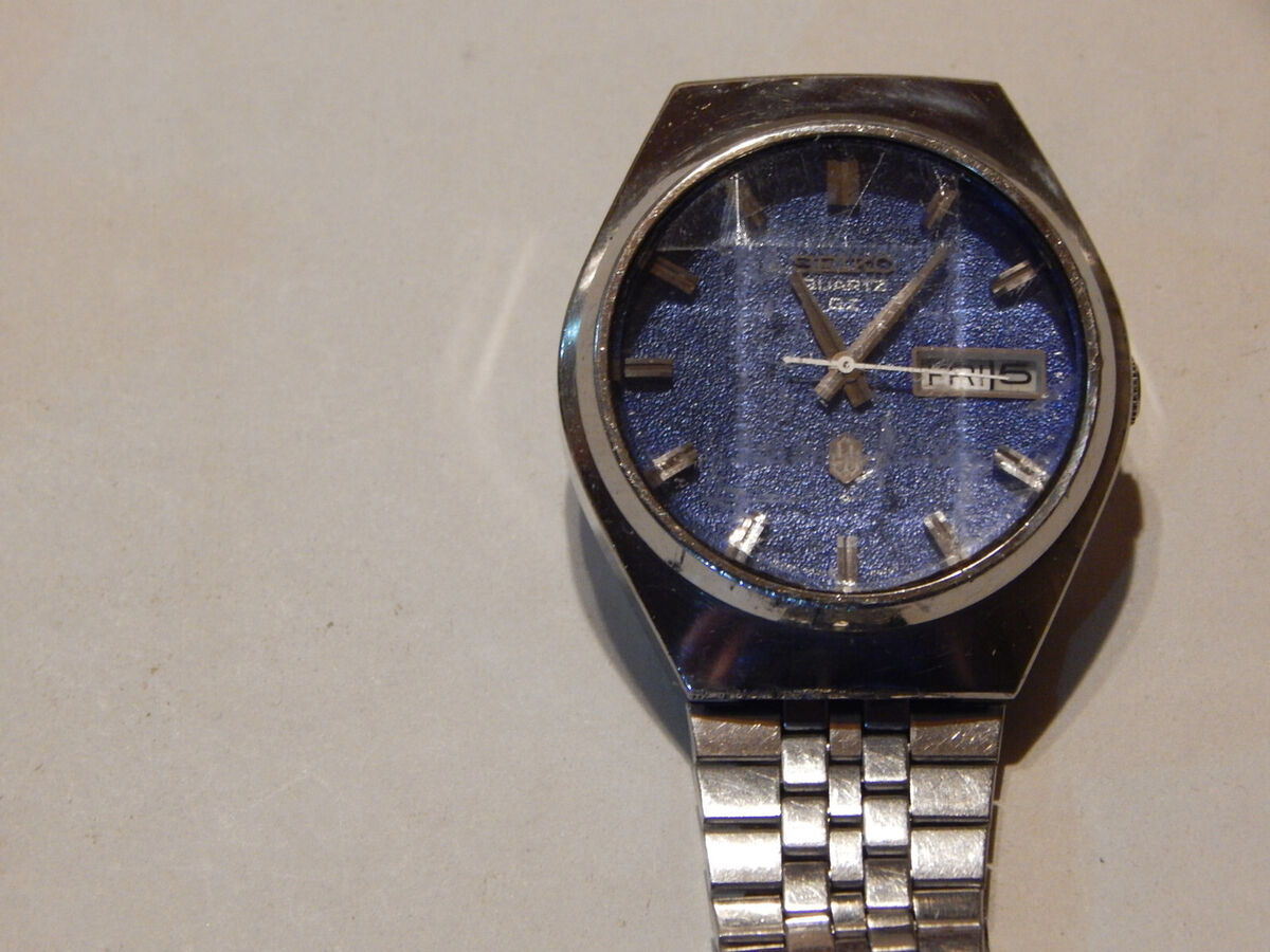 Seiko 0923-8020 Blue-Dial Quartz QZ Vintage Men's Watch | eBay Seiko 0923-8020 Blue-Dial Quartz QZ Vintage Men's Watch | eBay