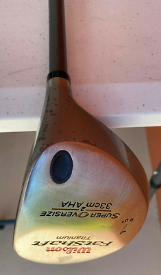Wilson Super Oversize AHA FatShaft Titanium Driver#1 9* Stiff