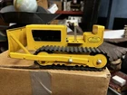 Vintage 1961 no 100 Yellow Tonka Bulldozer all original toy presents well