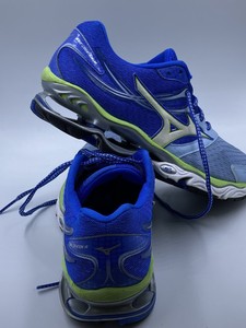 mizuno azul e verde