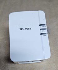 Trendnet TPL-406E /A Power line Ethernet Adapter comes with Ethernet cord 