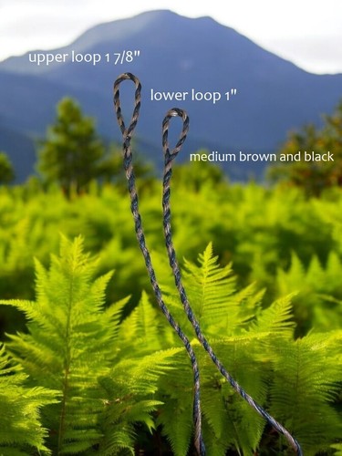 Flemish Twist Bowstring B55 / MEDIUM BROWN & BLACK / PICK STRING LENGTH! $17.95 - Picture 2 of 16