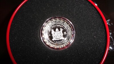 2018 Coca-Cola Collectible Bottle Cap Shaped 6g .999 Silver Proof