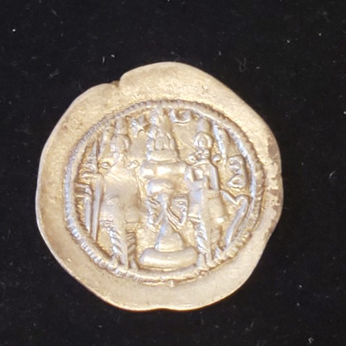 SASANIAN, "Bahram Chobin" Varhran VI 590-591AD, famed General & Usurper ~T6974 - Picture 3 of 4
