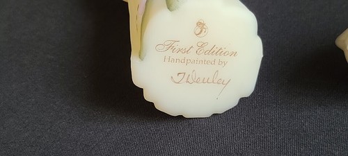 Fenton Glas Krippe 13 Teile Handbemalt Vintage RAR Top!! - Bild 12 von 14