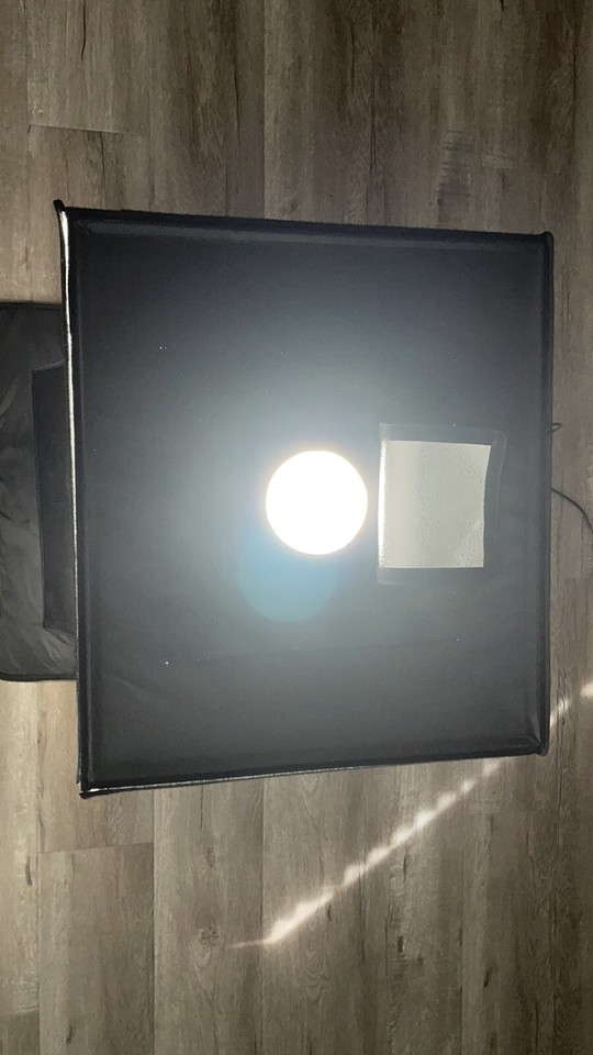 ESDDI Photo Studio Light Box 24"/60 Adjustable Brightness Portable Folding HooK eBay