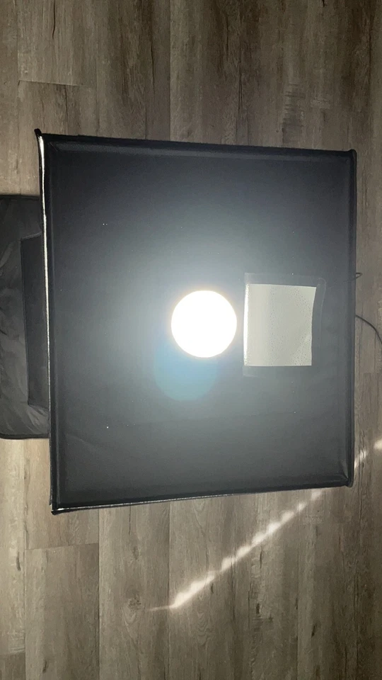 ESDDI Photo Studio Light Box 24"/60 Adjustable Brightness Portable Folding HooK - Image 3 of 4