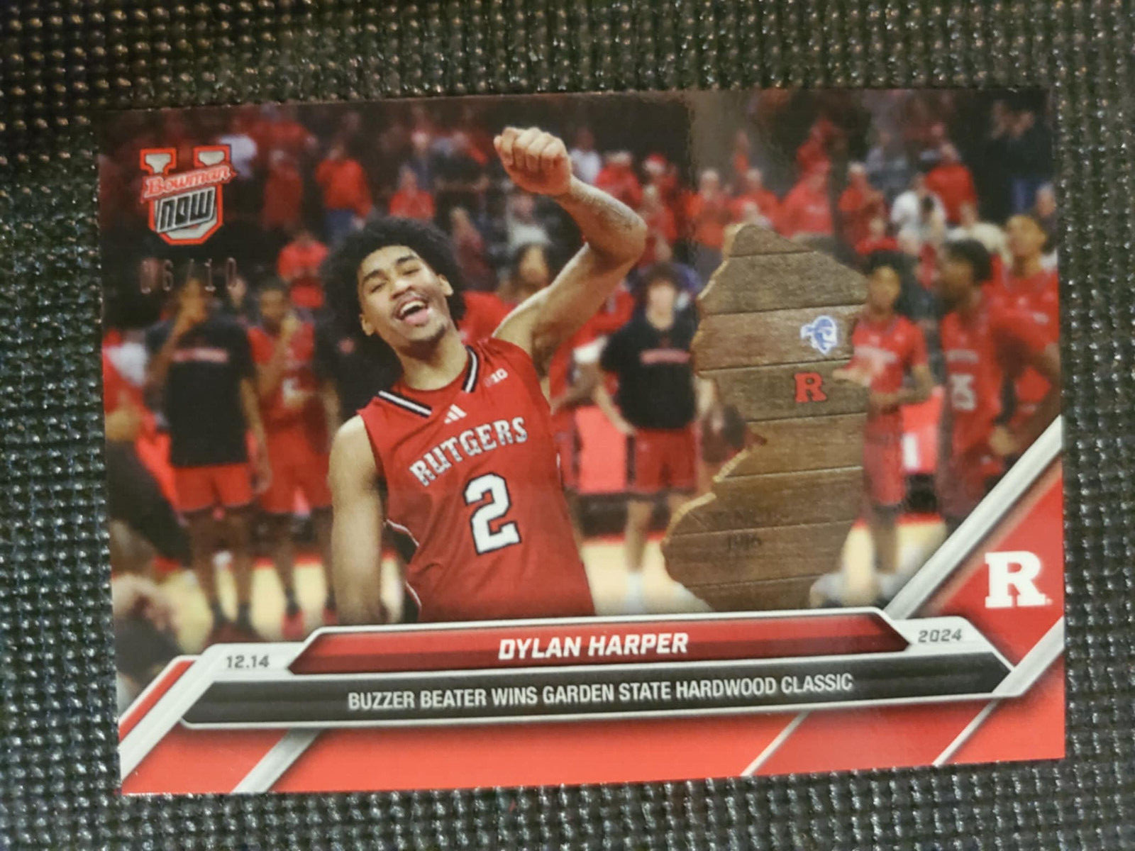 Dylan Harper 2024-25 Bowman U NOW Basketball Card: 30 Red Parallel 6/10