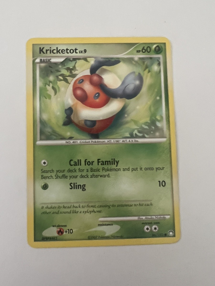 pokmon card kricketot 2007 (BRAND NEW) pokmon card kricketot 2007 (BRAND NEW)