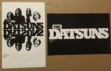 THE DATSUNS Rare DOUBLE DSIDED PROMO POSTER For 2002 CD NEVER DISPLAYED USA