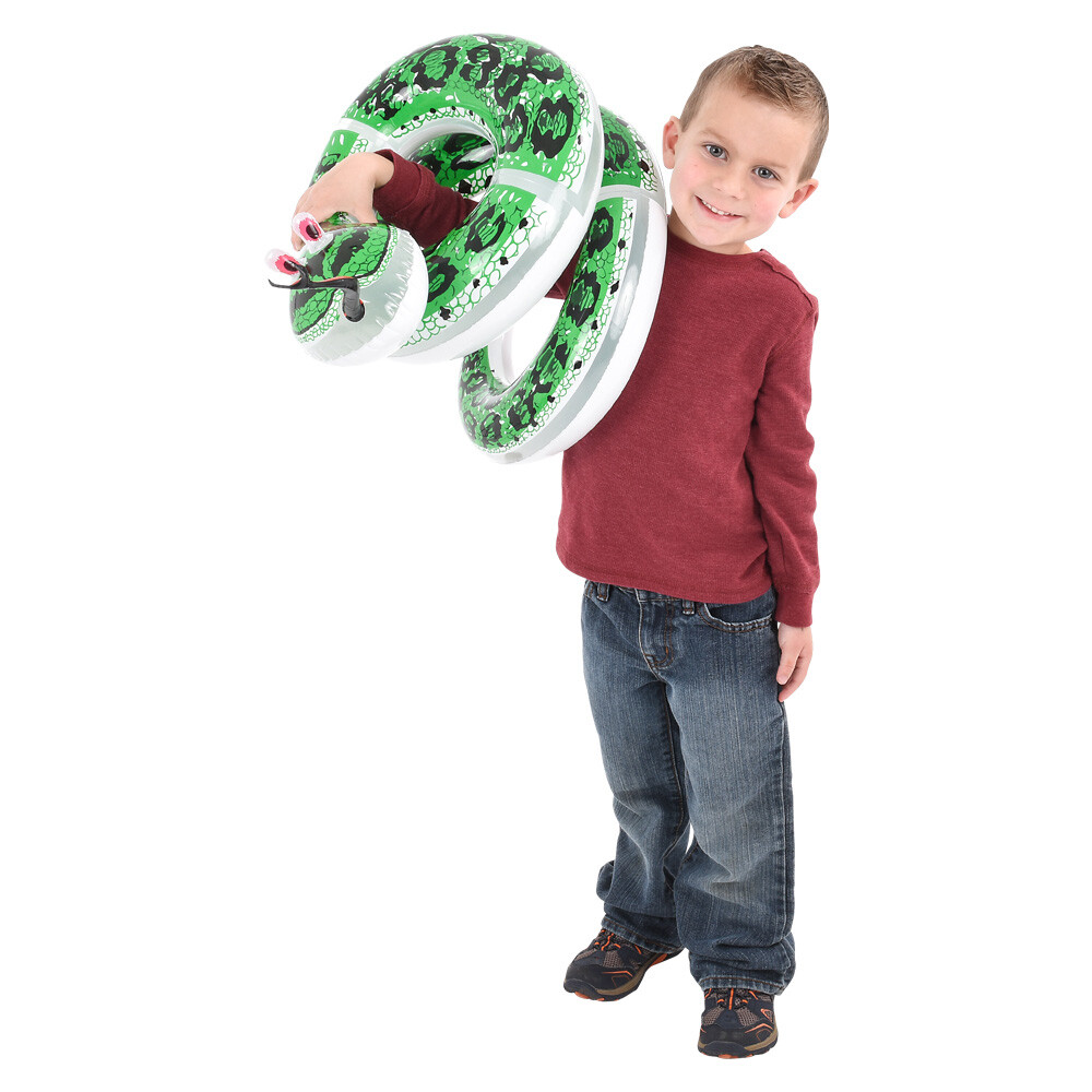 15 Serpents à Air Hissants Yeux Perlés 60 Pouces - Jouet Gonflable Pour Fête - Multicolore