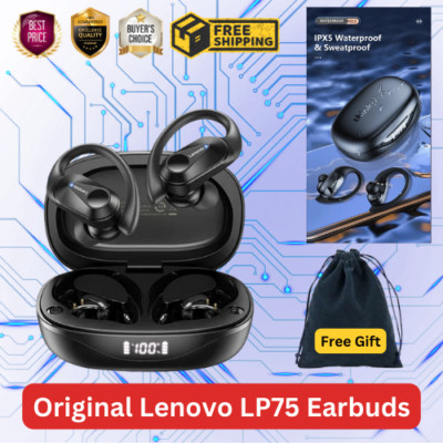 Bluetooth 5.3 Earbud Earphones Wireless LED Noise Reduction Waterproof