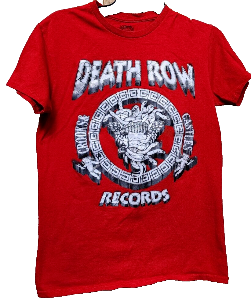FILA Death Row Records Truffatori e Castelli Rosso Taglia Small Vintage 2002