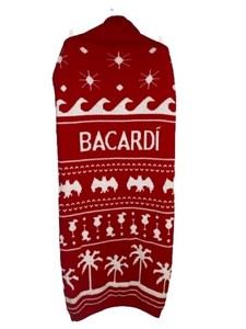 Ugly Sweaters Bacardi Bacardi Red White Ugly Christmas Holiday