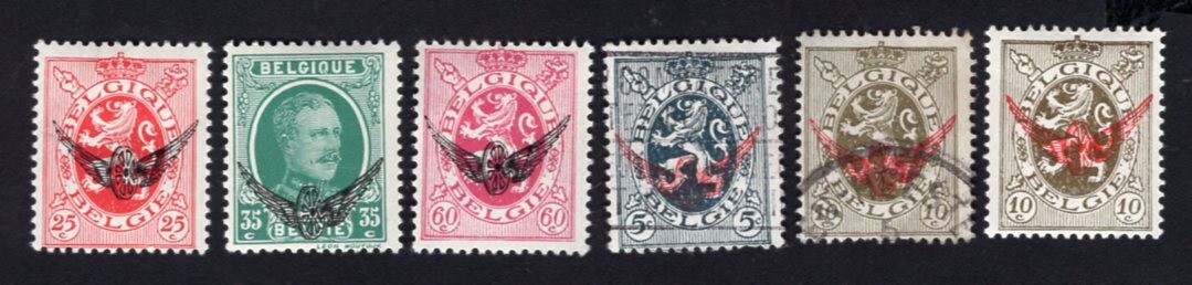 Belgium 1929 stamps Mi#6-10 START10%ONLY MH CV=90$
