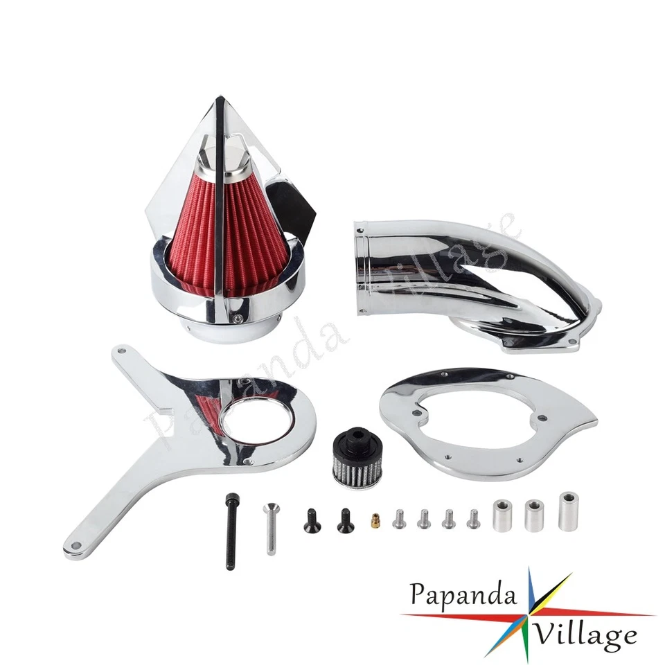 Cone Spike Air Filter Cleaner Intake Kit For Honda Shadow Aero 750 All Years - Image 4 of 4