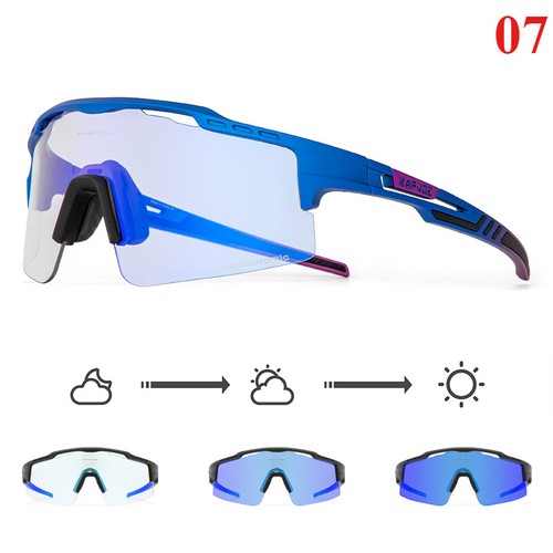Cycling Sunglasses Outdoor Photochromic Glasses UV400 Transition Bicycle Eyewear - Picture 20 of 29