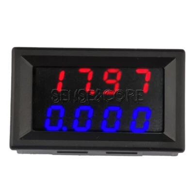 MARKENLOS DC0-500V 0-10A 4-Bit Voltmeter Voltage And Current Adjustable Voltage Meter