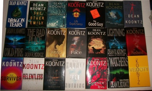 Dean Koontz all trade hardcover lot of 21 1st edition & print solid nice EX VG