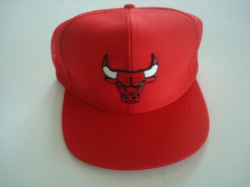 CHICAGO BULLS TRUCKER 80S 90S SNAPBACK HAT CAP VINTAGE S4