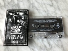 Naughty By Nature Poverty's Paradise Cassette Tape 1995 Tommy Boy TBC 1111 RARE 