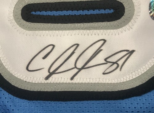 CALVIN JOHNSON AUTOGRAPHED DETROIT LIONS JERSEY AASH HOF 2021 - 第 2/3 張圖片