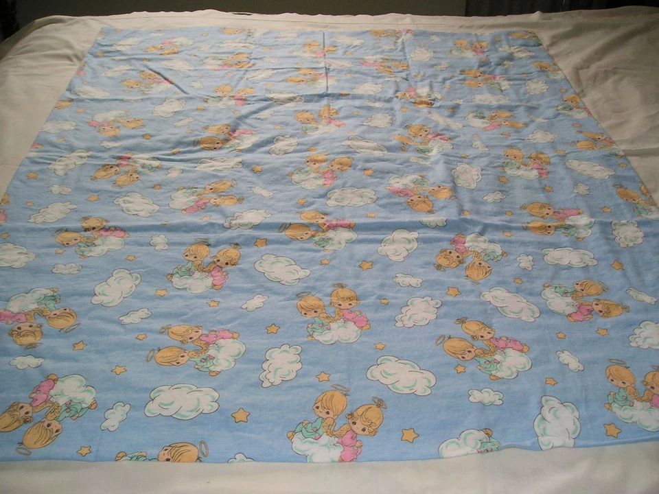 手工制作婴儿被子 Sun Bonnet Sam Sue Precious Moments 棉蜡笔 17 出售 — 第 4/4 张图片