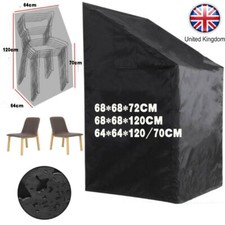 Stacking Chair Cover Waterproof Quality UV Outdoor Garden Patio Furniture 420D