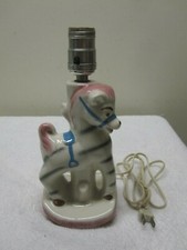 Vintage 1950s SHAWNEE Carousel Horse Pony Pottery Lamp Ceramic Pink Blue FINE 