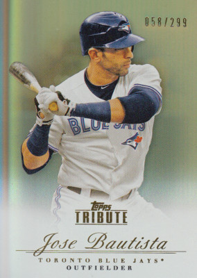 2012 Topps Tribute Baseball Bronze Parallel #d/299 YOU PICK