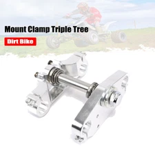 Front Fork Triple Tree Mount Clamp Bar Riser 33mm for Pit Dirt Bike 50-125cc US