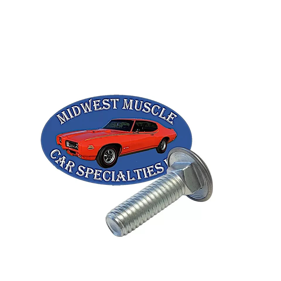 GM GMC 7/16-14 Thread 1-1/2 Stainless Capped Head Front Rear Bumper Bolts 4p B - Foto 2