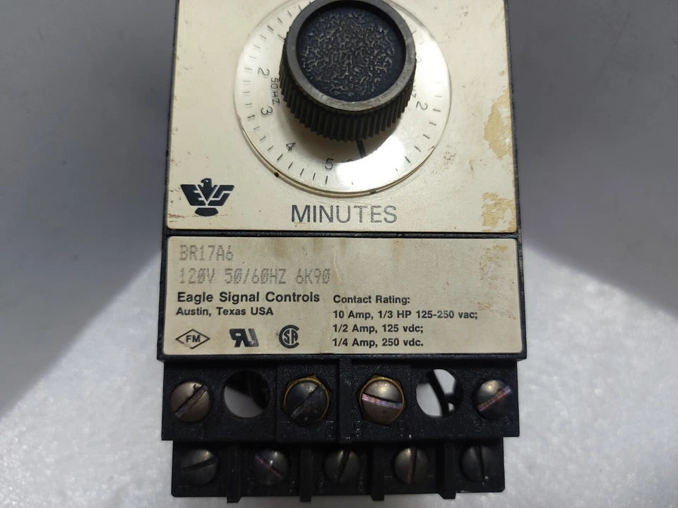 Eagle Signal Controls BR17A6 Wash Timer 120V 50/60Hz 6k90 - Image 3 of 4