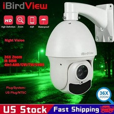 4 in1 AHD/CVI/TVI/CVBS 36X Zoom RS485/Coaxial Control PTZ Security Camera Night
