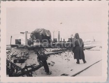 Foto, Wk2, Blick auf eine leichte Flak Stellung (MJ-123)