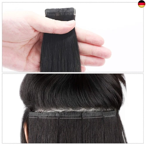 EBANKU 240 Stücke Ersatztapes für Tape In Hair Extensions Ersatztapes K - Bild 4 von 7