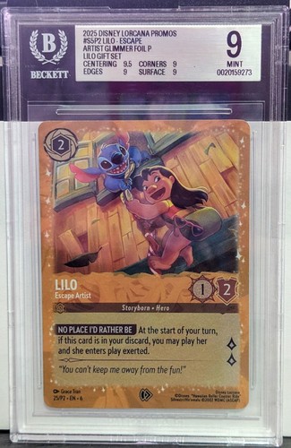 Lilo - Escape Artist graded BGS 9 for sale on eBay