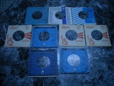 45 RPM COMPANY SLEEVES. ORIGINAL LOT OF NINE LIBERTY.