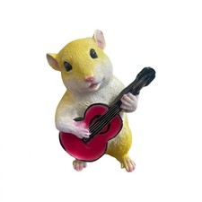 Hamsterfigur Musikalisch Hamster-Dekofigur S&uuml;&szlig; f&uuml;r B&uuml;cherregal,